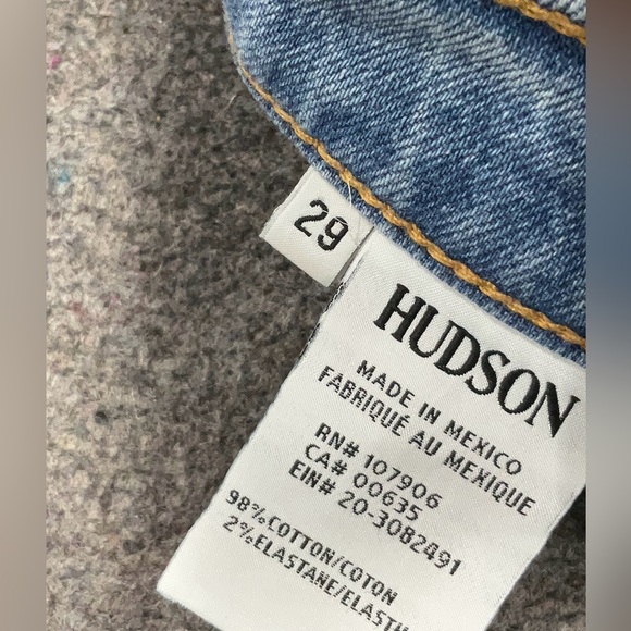 Hudson Jeans Women's Straight Leg in Soft Blue - Picture 3 of 4